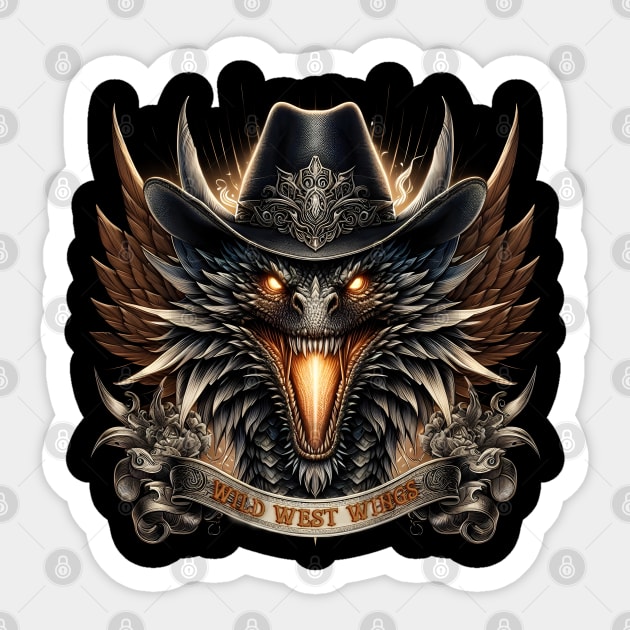 Wild West Wings Sticker by Syauqi Studio